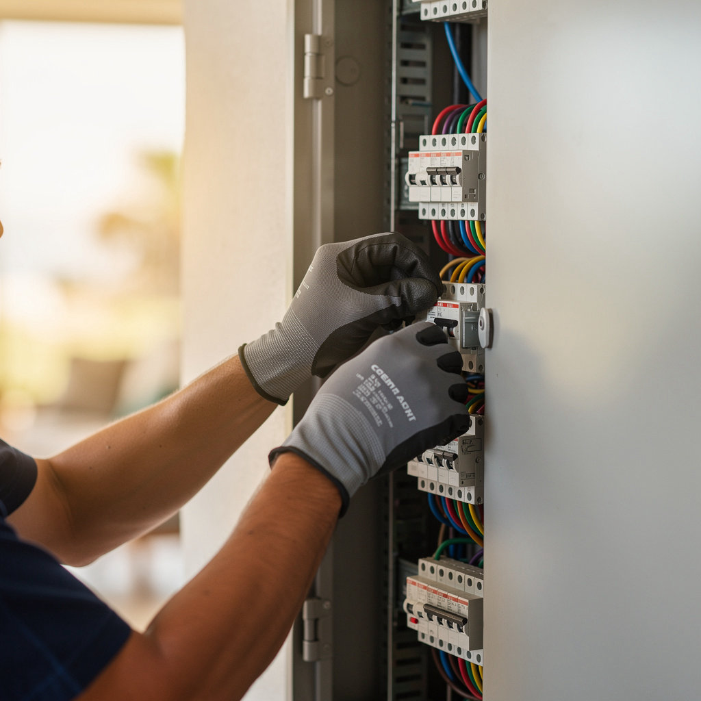 The Energy Company San Diego expert conducting an energy efficiency audit for a San Diego homeowner